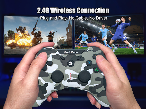 2.4G Wireless Gaming Controller for Windows PC PS3 Steam controller
