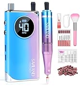 SAVILAND Electric Nail Drill Professional: 40000RPM Powerful Electric Nail File Portable Nail Dri...