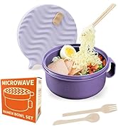 Microwave Ramen Bowl, Noodle Bowl, Portable Ramen Cooker, Instant Ramen Noodle Bowls,College Dorm...