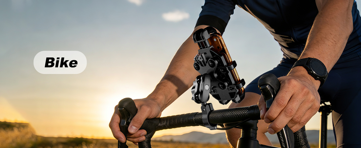 Anti-Shake Bike Bicycle Phone Mount Holder