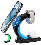 Magnetic Multi Wireless Charger with RGB Light