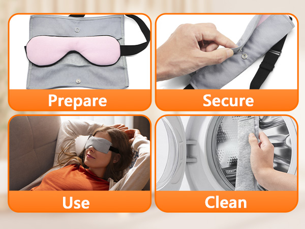 heated eye mask