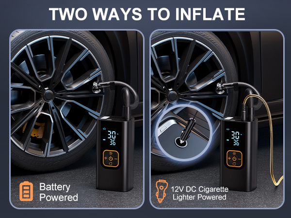 portable tire inflator