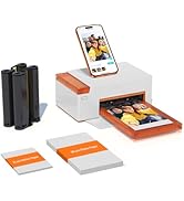 Liene Amber M110 Bluetooth Photo Printer 80 Sheets, Portable Photo Printer for iPhone, Thermal Dy...
