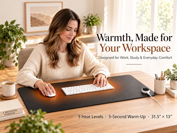 heated desk mat