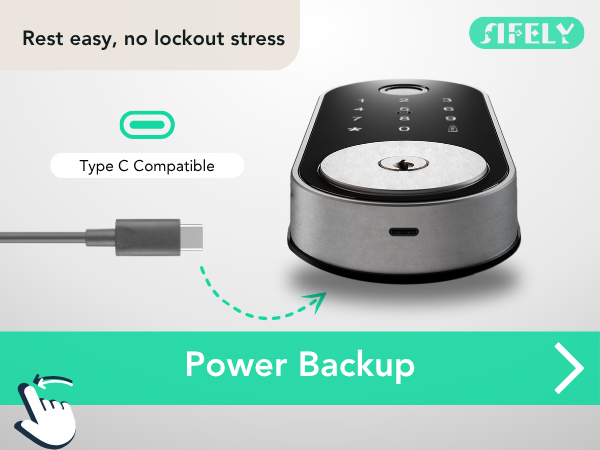 Sifely O power back up port