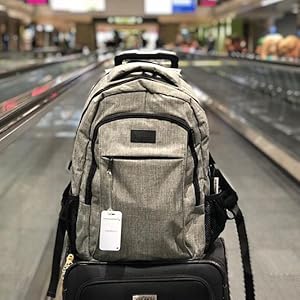 travel backpack with luggage strap
