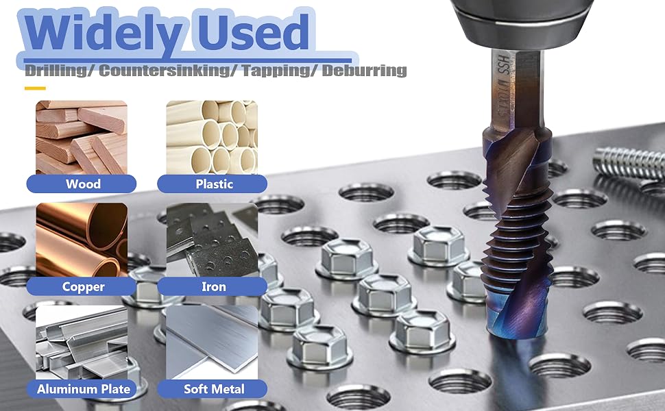 HSS Tap Drill Combination Bit Set