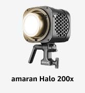 amaran Halo 200x Compact 200W Bi-Color COB Light,Bowens Mount LED Studio Light APP Control,2,700K...