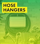 DF OMER Plastic Water Hose Holder with Storage Compartment Fits 150 ft. Hose – 10x7x5 in. Weather...