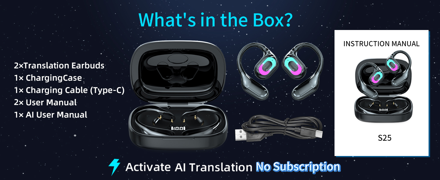AI Translation Earbuds Real Time