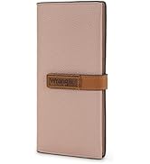 Montana West X Wrangler Slim Womens Wallet Bifold Long Wallet Card Organizers Ladies Minimalist W...