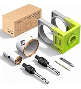 KATA Door Lock Installation Kit, Bi-Metal Hole Saw &amp; Adjustable Door Jig | Install Door Knobs &amp; D...