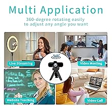 webcam for live streaming, broadcast, video calling, online conference