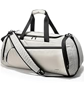 LUGGEX Gym Duffle Bag for Women Men, TDX01 Expandable Sports Gym Bag with Shoe Compartment, Wet P...