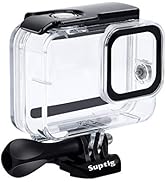 Suptig Waterproof Case Protective Underwater Dive Housing Compatible for gopro hero 8