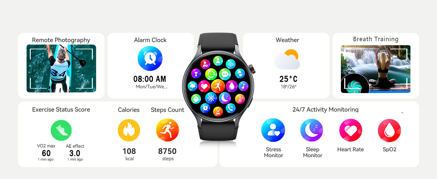 Smart Watch For Heart Rate Monitor
