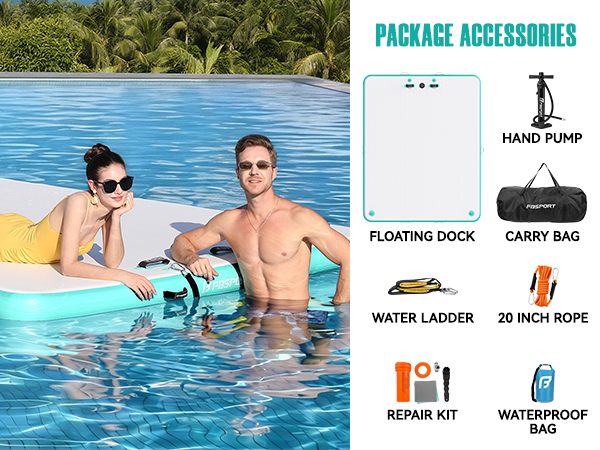 Dock Platform Floating Island Raft