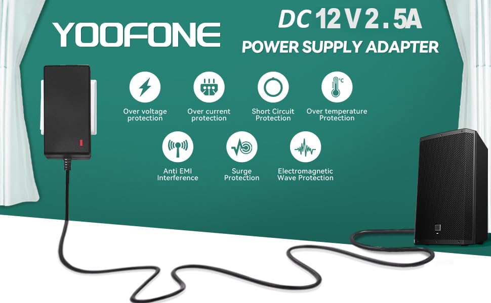 12V 2.5A Power Supply