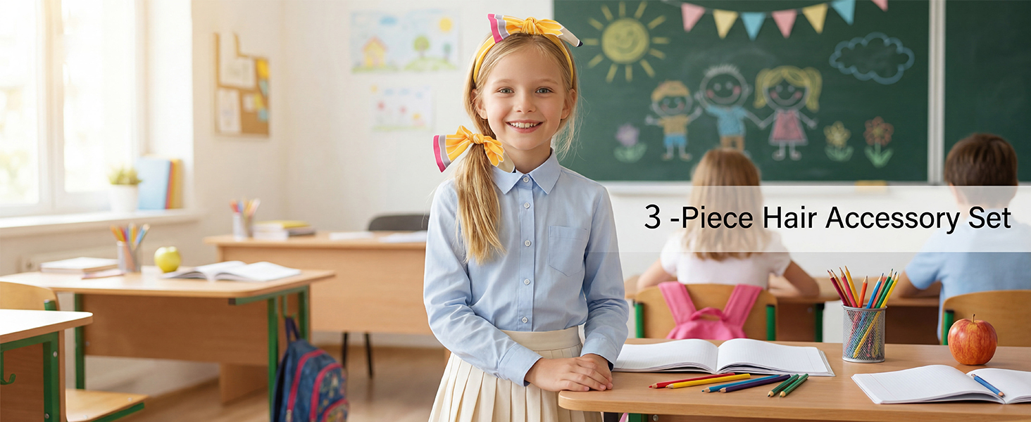 Back to School Hair Accessory Set