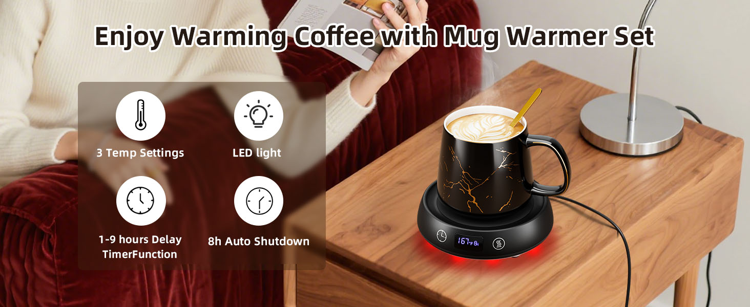 coffee mug warmer set