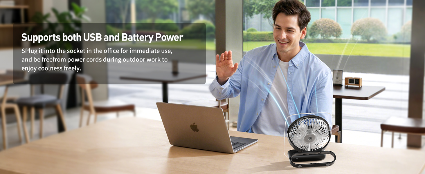 Small Desk Fan Quiet 5