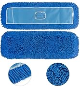 Matthew 36'' Microfiber Loop Dust Mop Washable Commercial&amp;Residential Heavy Duty Mop Head Replace...