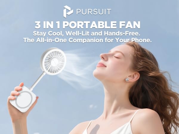 PURSUIT 3 in 1 portable fan