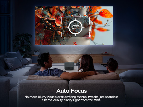 1080p 4k smart projector portable wireless indoor outdoor video projector with wifi and bluetooth