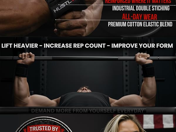 Wrist wraps for weightlifting men designed for powerlifting bodybuilding and heavy training