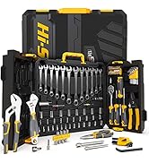 Hi-Spec 124piece Home &amp; Garage Mechanics Tool Kit Set. Complete Essential Hand Tools for DIY Repairs