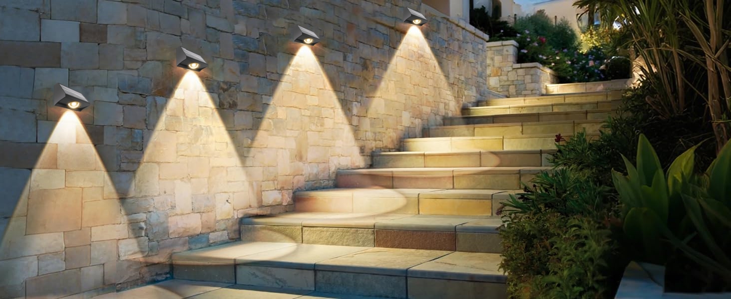 solar stair lights