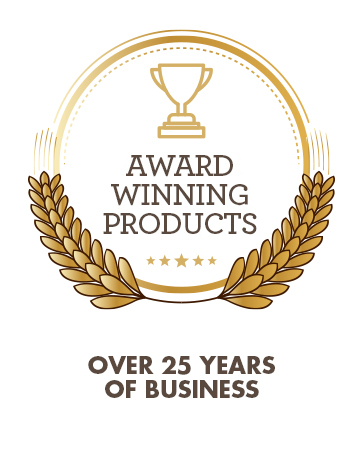 Award winning. 25 years in business