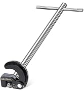HAUTMEC PL0024 10" Basin Wrench Sink Faucet Wrench for Tight Spaces with Adjustable 3/8'' to 1-1/4''