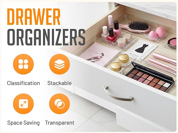 Drwaer organizer set
