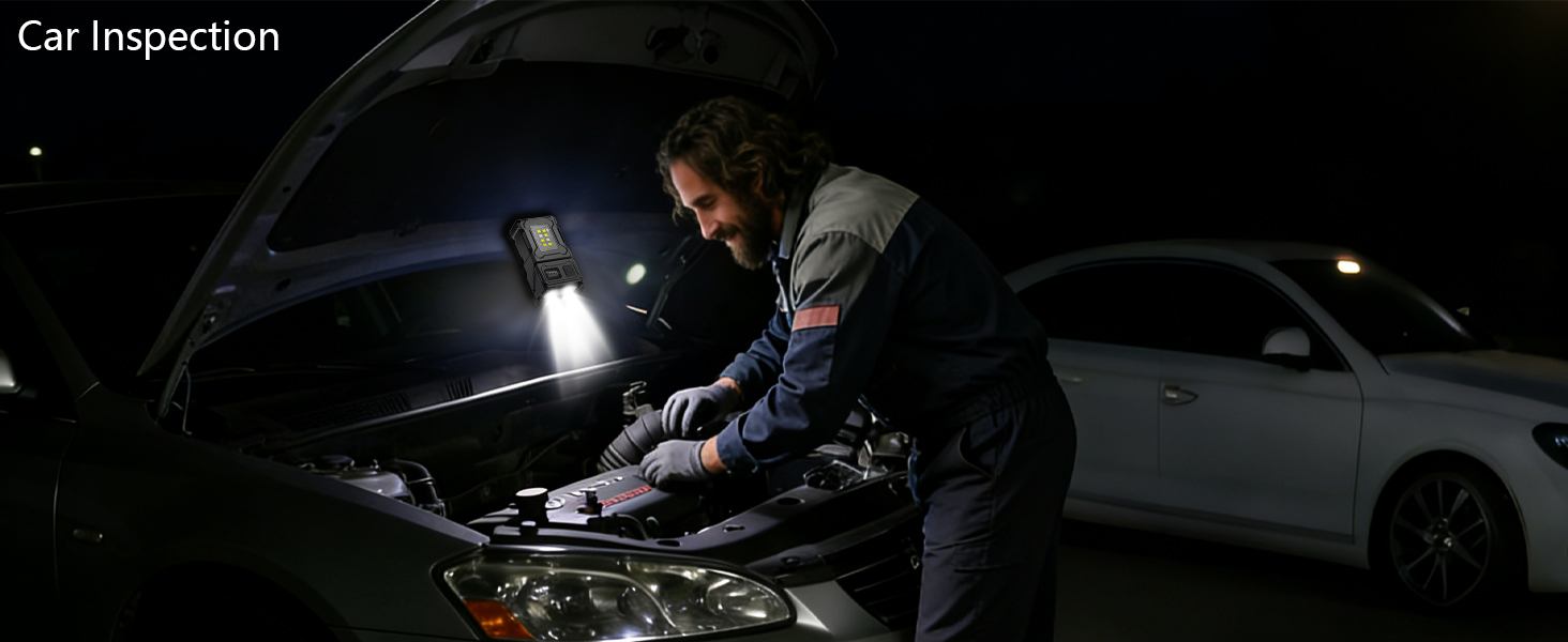 magnetic flashlight rechargeable