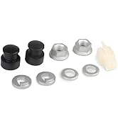 1 Set ?E-Bike Hub Motor Axle Nut Kit, M12 Front Lock Nut with Lock Washer and Cover for 12mm Shaf...