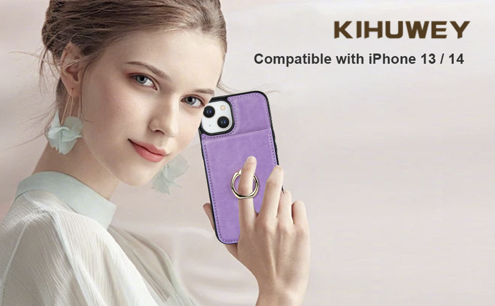 KIHUWEY iphone 13/14 wallet case