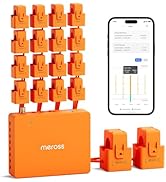 Meross Smart Energy Consumption Monitor with 18 Circuit Monitoring, Electricity Usage Monitor, Re...