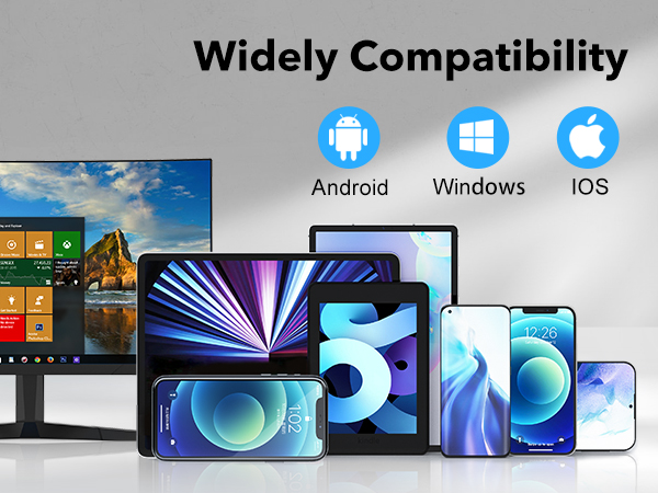 Wide compatibility with ipad keyboard