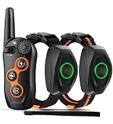MAISOIE Dog Training Collar, 100% Waterproof Dog Shock Collar with Remote Range 1300ft, 3 Trainin...