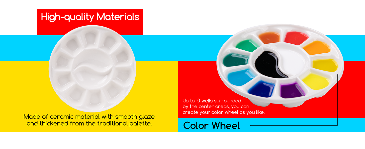  Porcelain Watercolor Palette