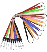 YOUOWO 10 Pack Lanyards colors Neck Lanyard straps for Pen Cellphone id Badges Holder Keys Office...