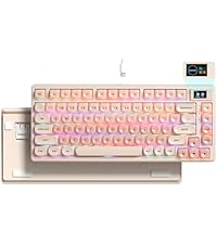 Womier Coiled Keyboard Cable - Detachable Aviator Coiled Cable White | Coiled Cable for Mechanical G...