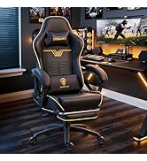 Dowinx Big and Tall Gaming Chair 350LBS, Racing Style Ergonomic Computer Chair with Side-Mounted ...