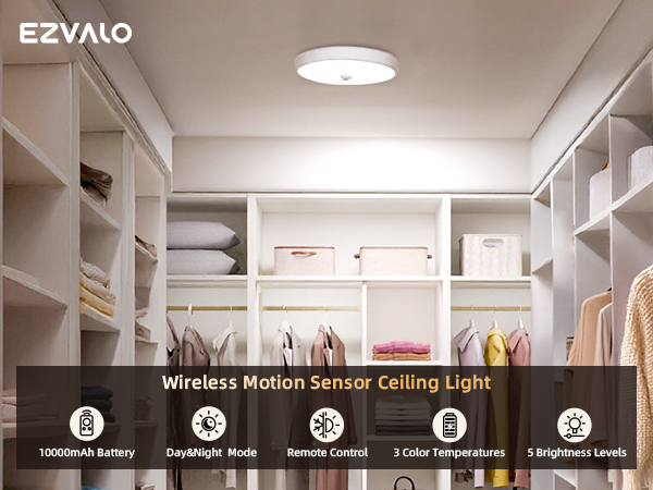 closet light motion sensored
