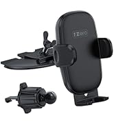 1Zero Easy One-Button Release CD Phone Holder for Car, Universal Air Vent &amp; CD Slot Phone Mount, ...