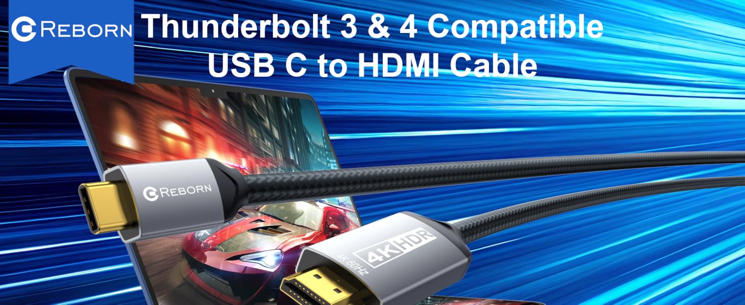 USB C to HDMI Cable