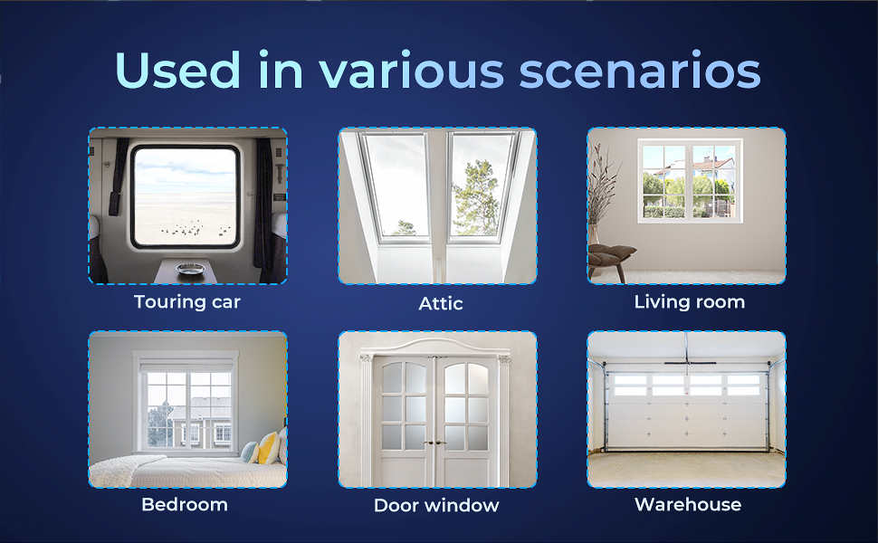 Sumobaby window blinds-Used in Touring car,Attic,Living room,Bedroom,Door window and Warehouse
