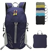 UtiaMiaoGonGo Small Lightweight Hiking Backpack,20L Foldable Hiking Daypack Cycling Hydration Bac...